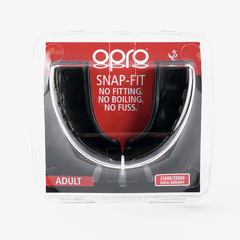 Боксёрская капа Opro Snap-Fit чёрная